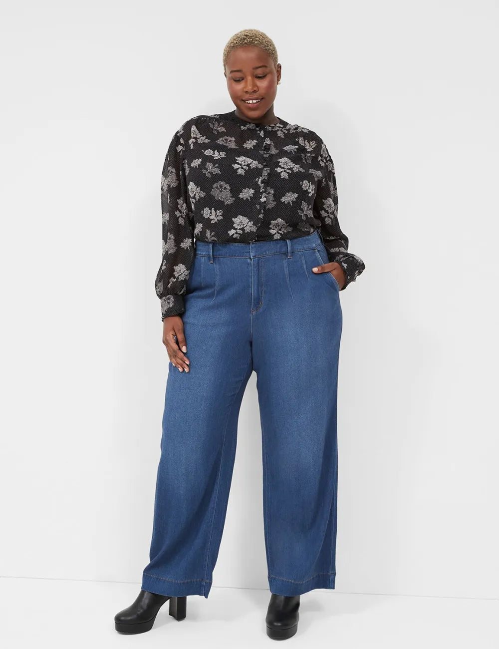 Fluid Denim Trouser Jean