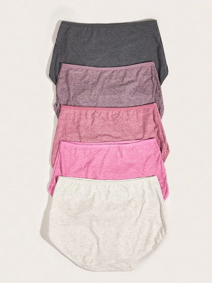 Plus 5 pack Solid Panty