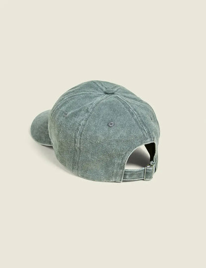 Embroidered Flower Baseball Hat