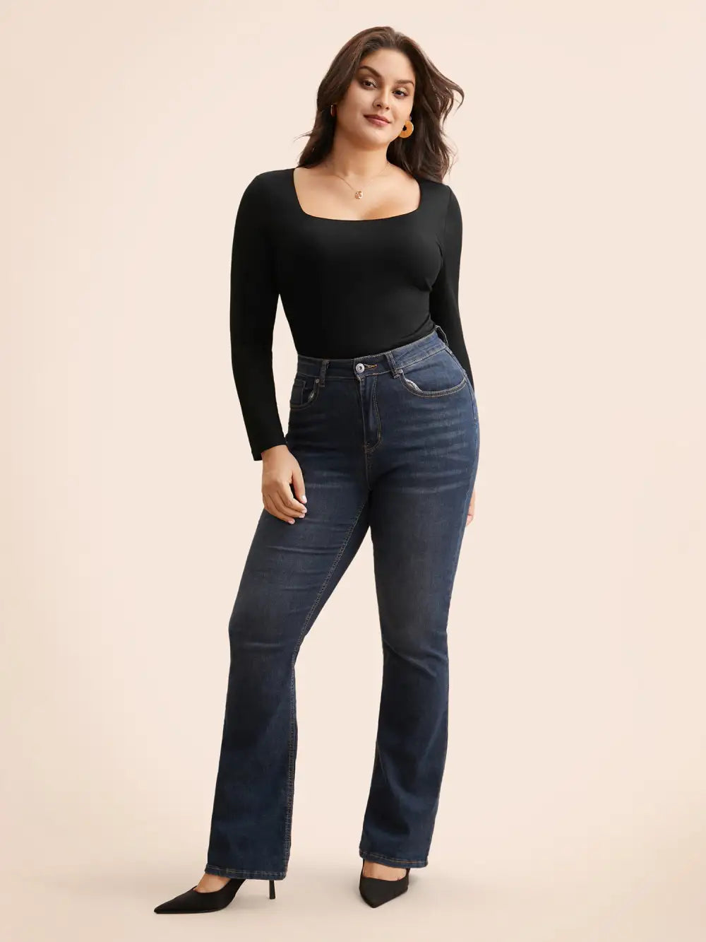 Supersoft Essentials Solid U Neck T-Shirt
