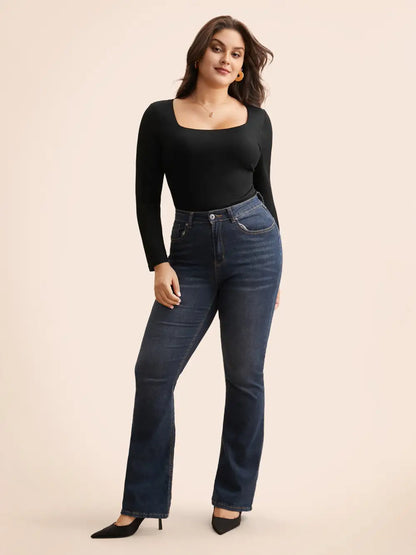 Supersoft Essentials Solid U Neck T-Shirt