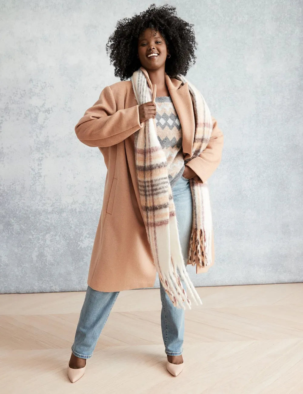 Double-Breasted Wool Coat