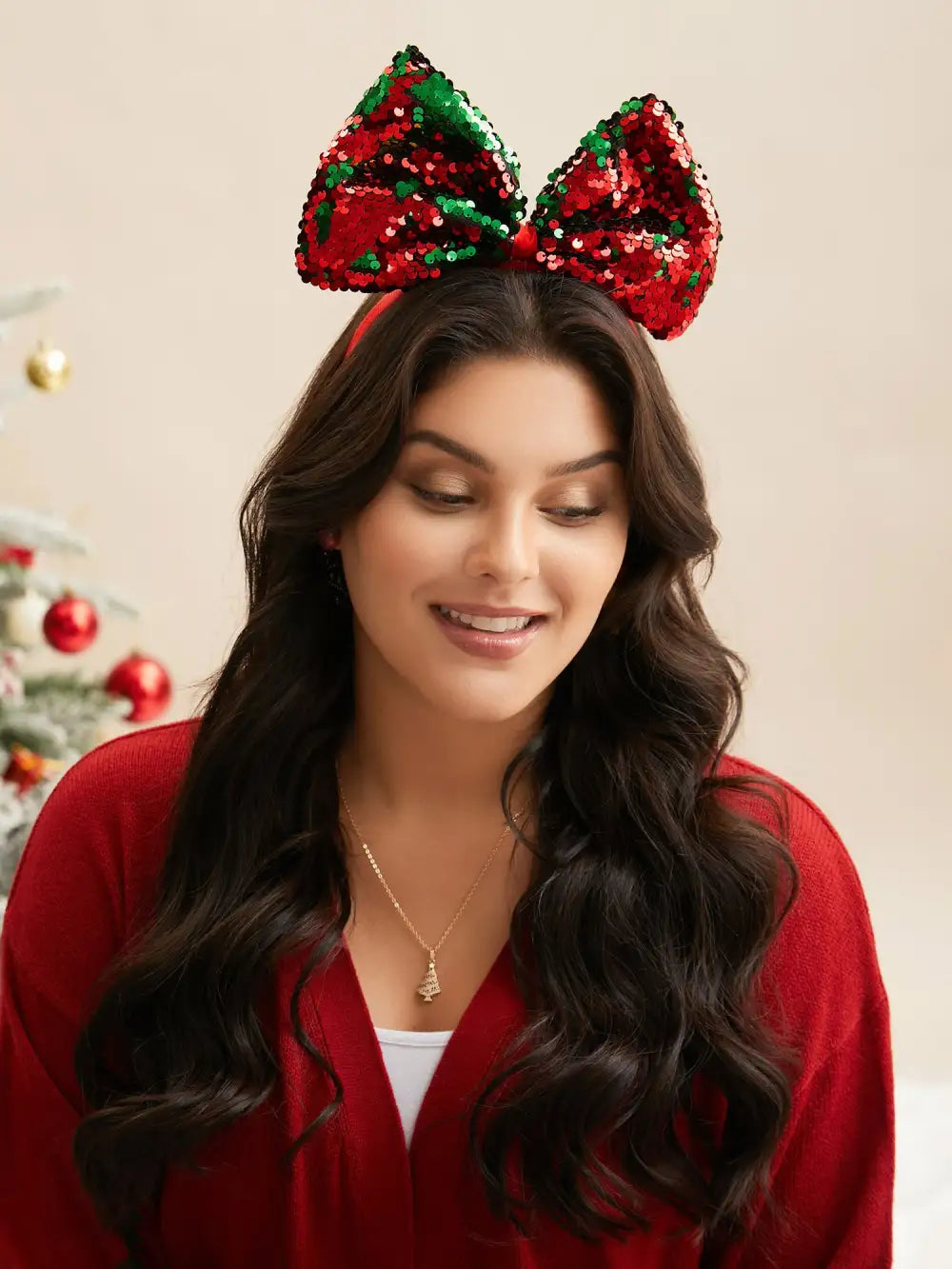 Sequin Bow Headband