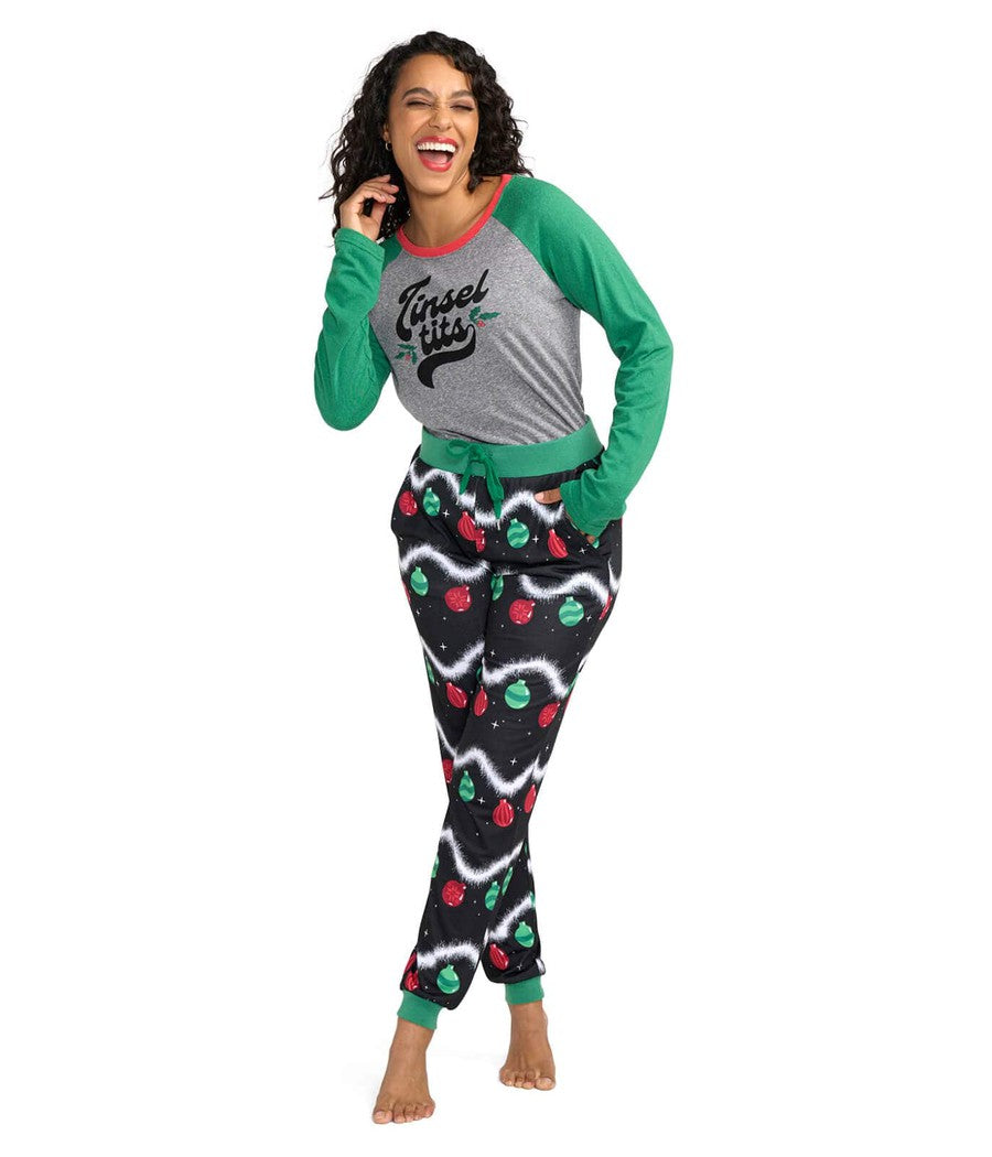Women's Tinsel Tits Crew Neck Pajama Set
