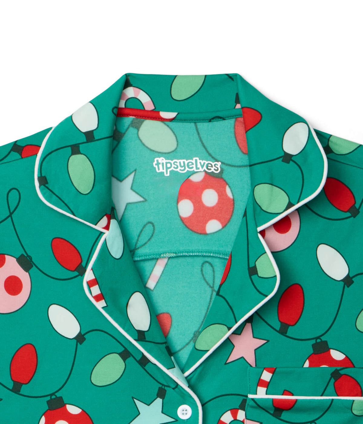 Women's Holly Jolly Lapel Pajama Set