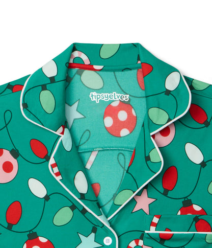 Women's Holly Jolly Lapel Pajama Set