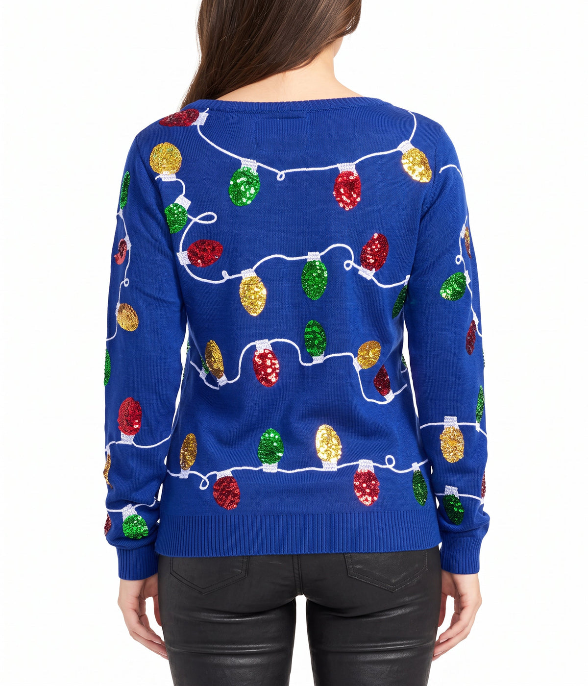 Women's Christmas Lights Ugly Christmas Sweater