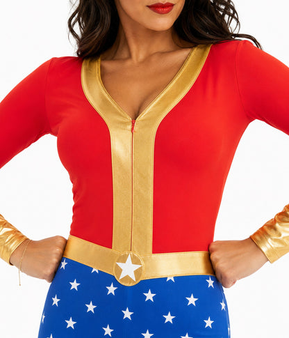 Superhero Wonder Lady Costume