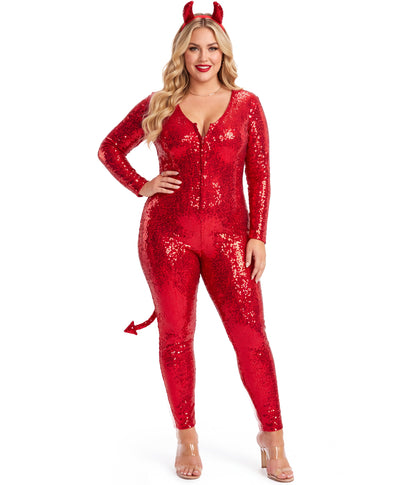 Sequin Devil Costume