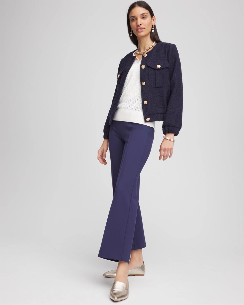Petite Juliet 180 Pintuck Pants