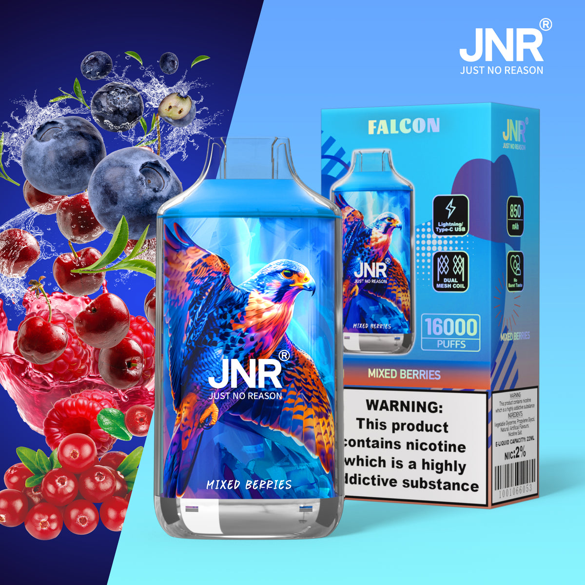 JNR FALON 16000 16K Puffs Original Edition Disposable Vape