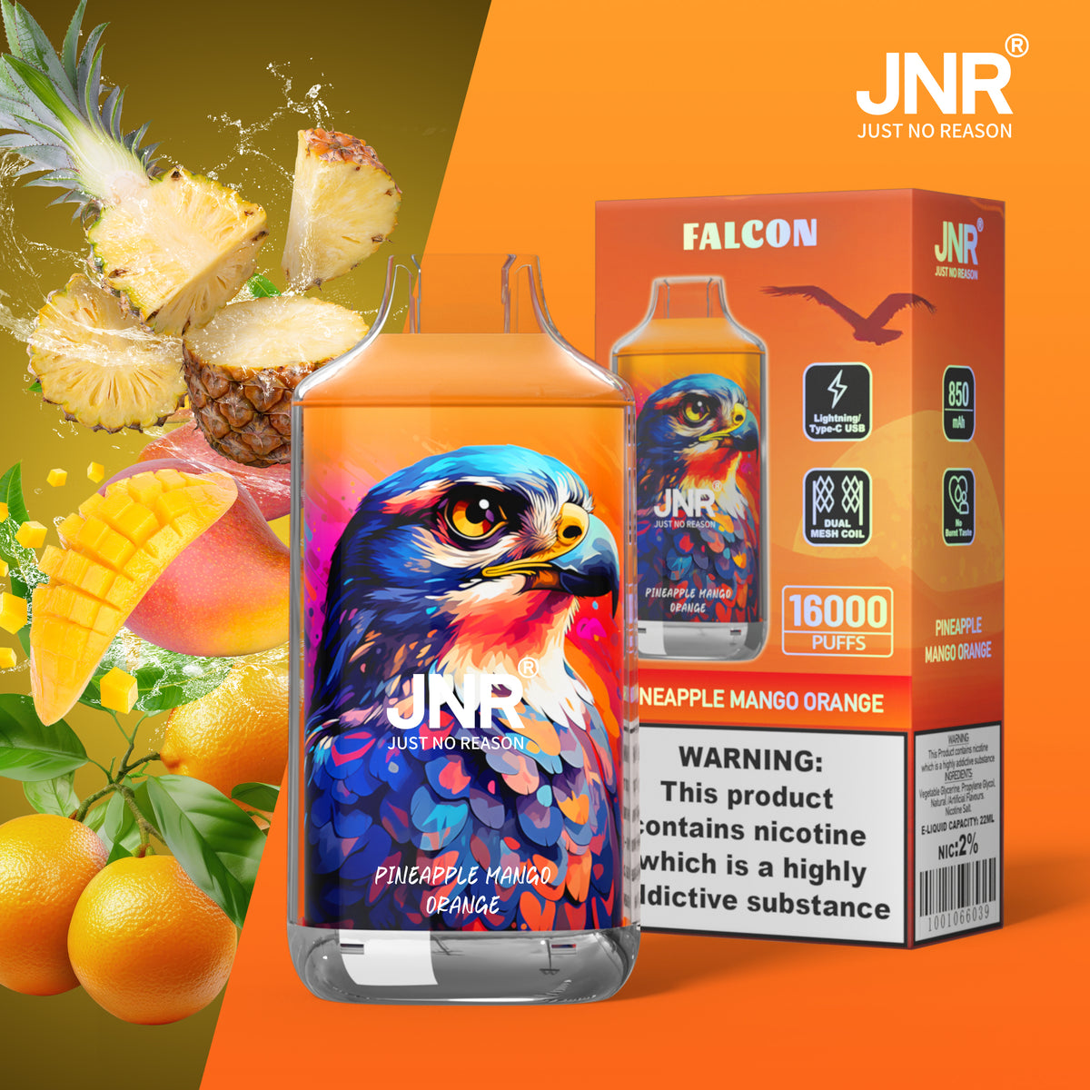 JNR FALON 16000 16K Puffs Original Edition Disposable Vape
