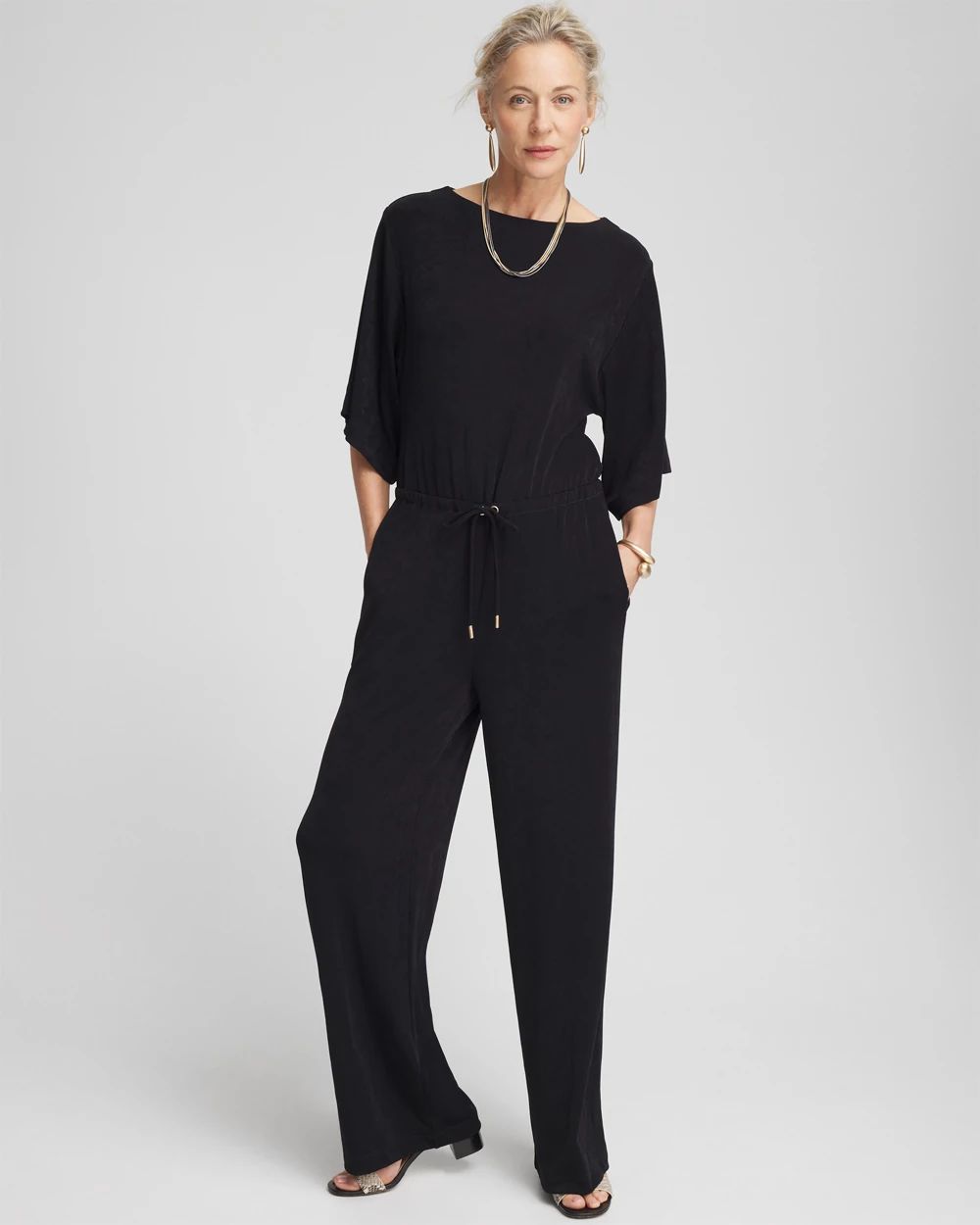 TravelersTM Kimono Sleeve Jumpsuit