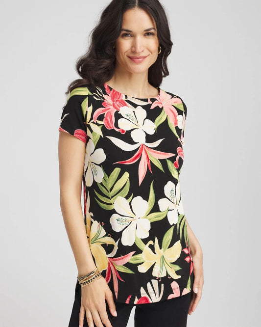TravelersTM Tropical-Lily Tunic
