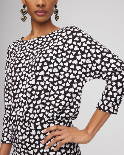 Valentine's Day Banded-Hem Top