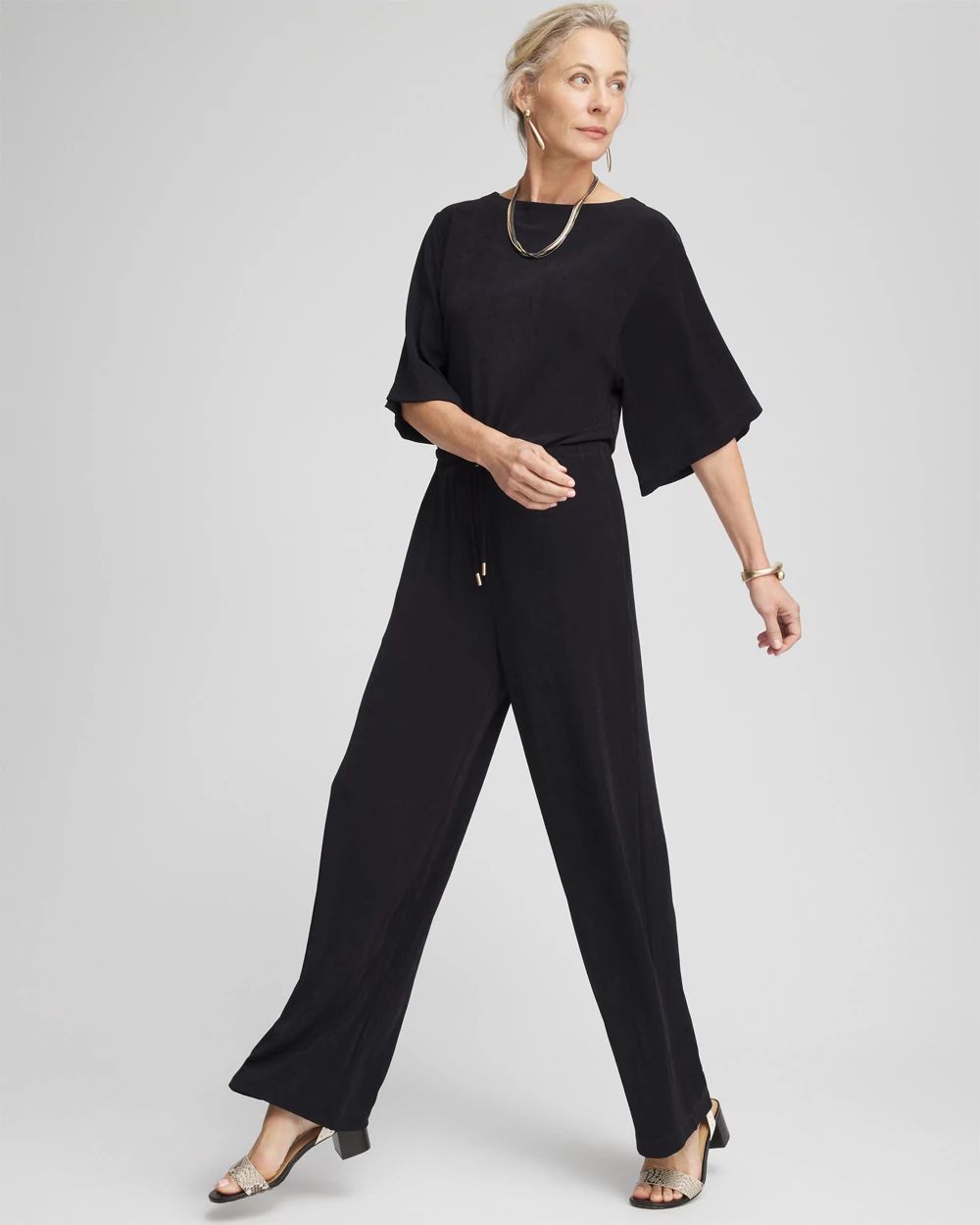 TravelersTM Kimono Sleeve Jumpsuit