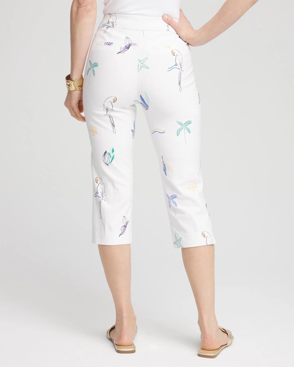 BrigitteTM Island Pull-On Capri Pants