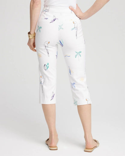 BrigitteTM Island Pull-On Capri Pants