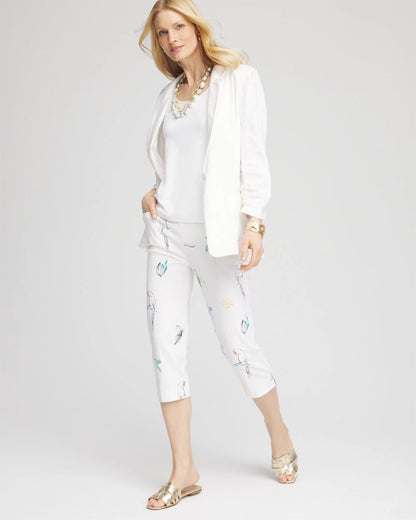 BrigitteTM Island Pull-On Capri Pants