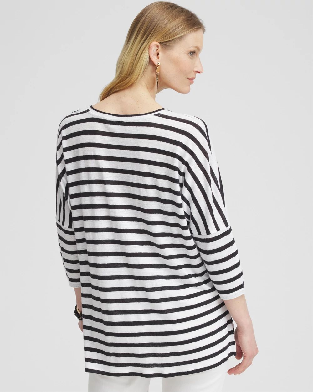 Linen Drop Shoulder Tunic