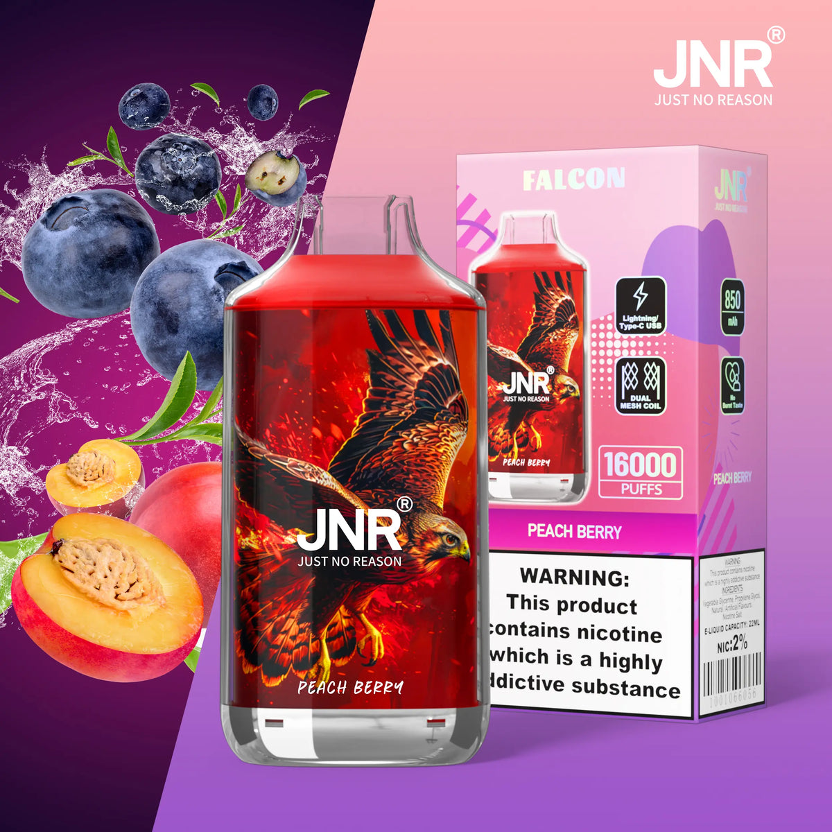 JNR FALON 16000 16K Puffs Original Edition Disposable Vape