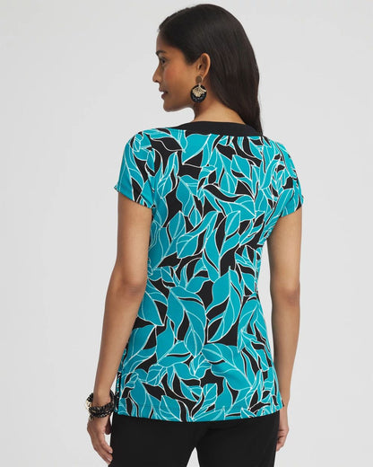 TravelersTM Leaves Cap Sleeve Kurta