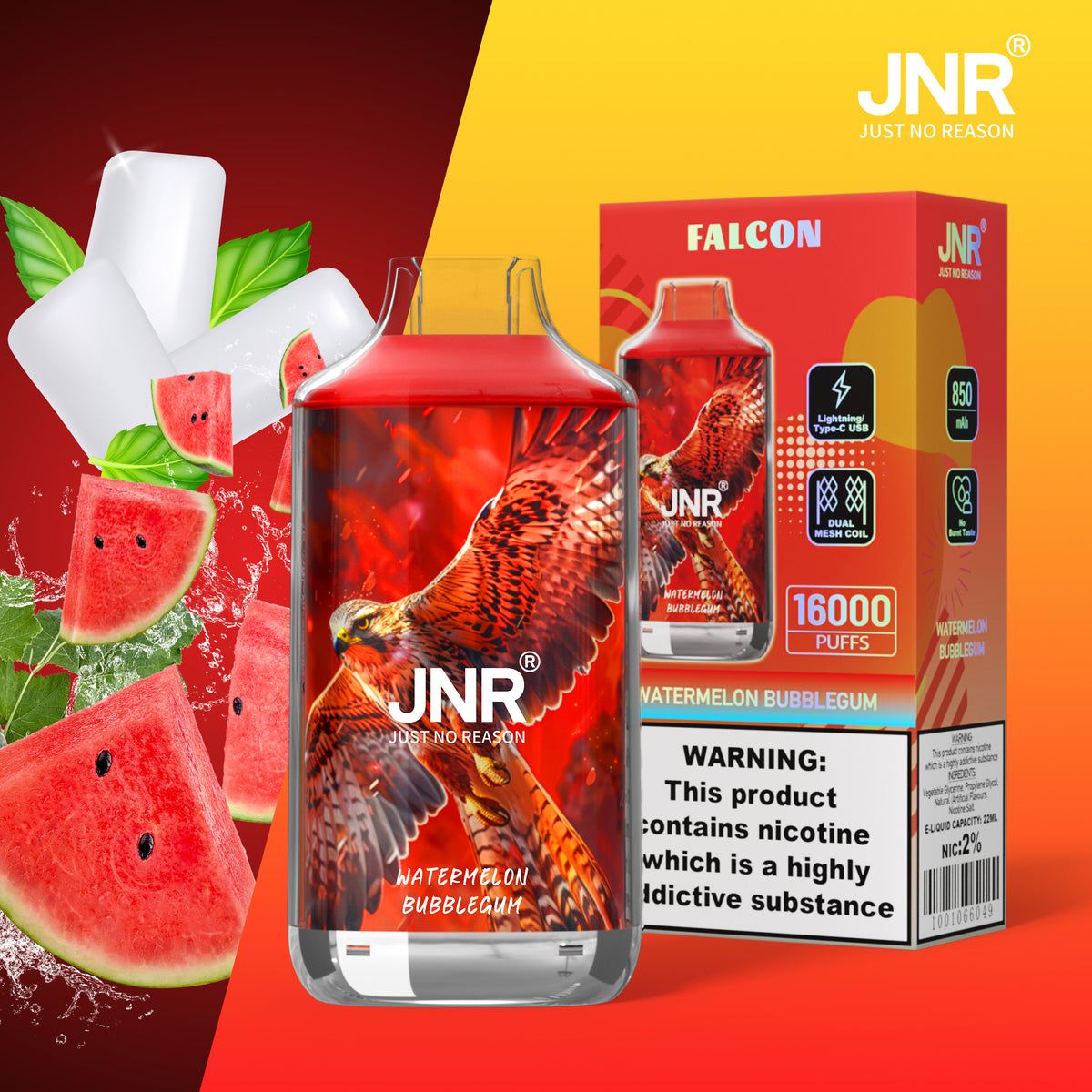 JNR FALON 16000 16K Puffs Original Edition Disposable Vape