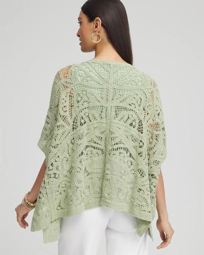 Crochet Lace Poncho