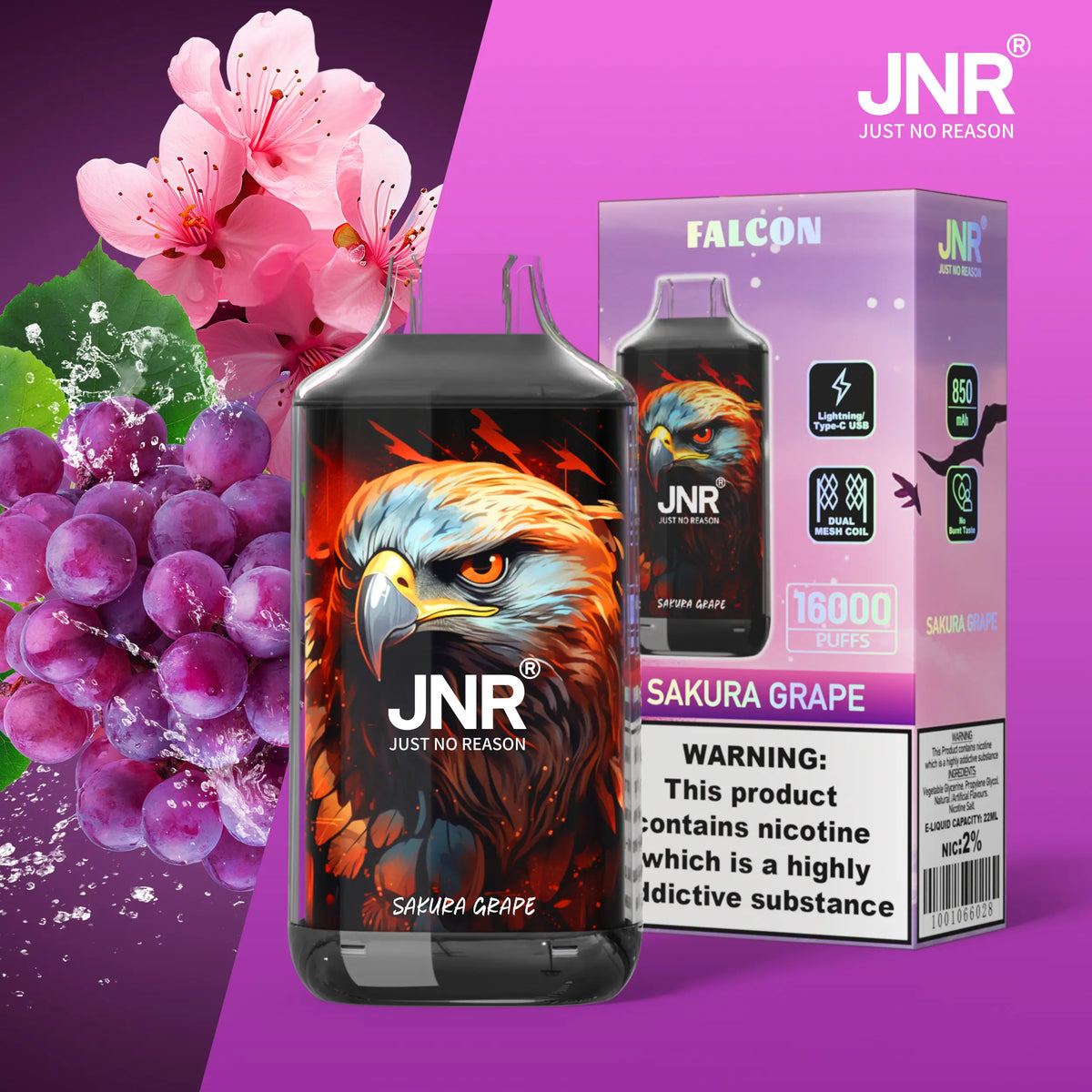 JNR FALON 16000 16K Puffs Original Edition Disposable Vape