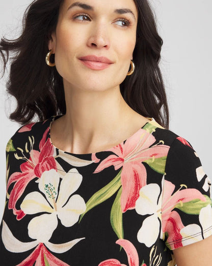 TravelersTM Tropical-Lily Tunic