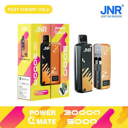 JNR Power Mate 30000 Puffs Smart Screen 5000mAh Power Bank Disposable Vape