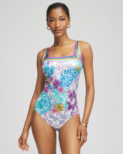 Gottex Bali Square Neck One Piece