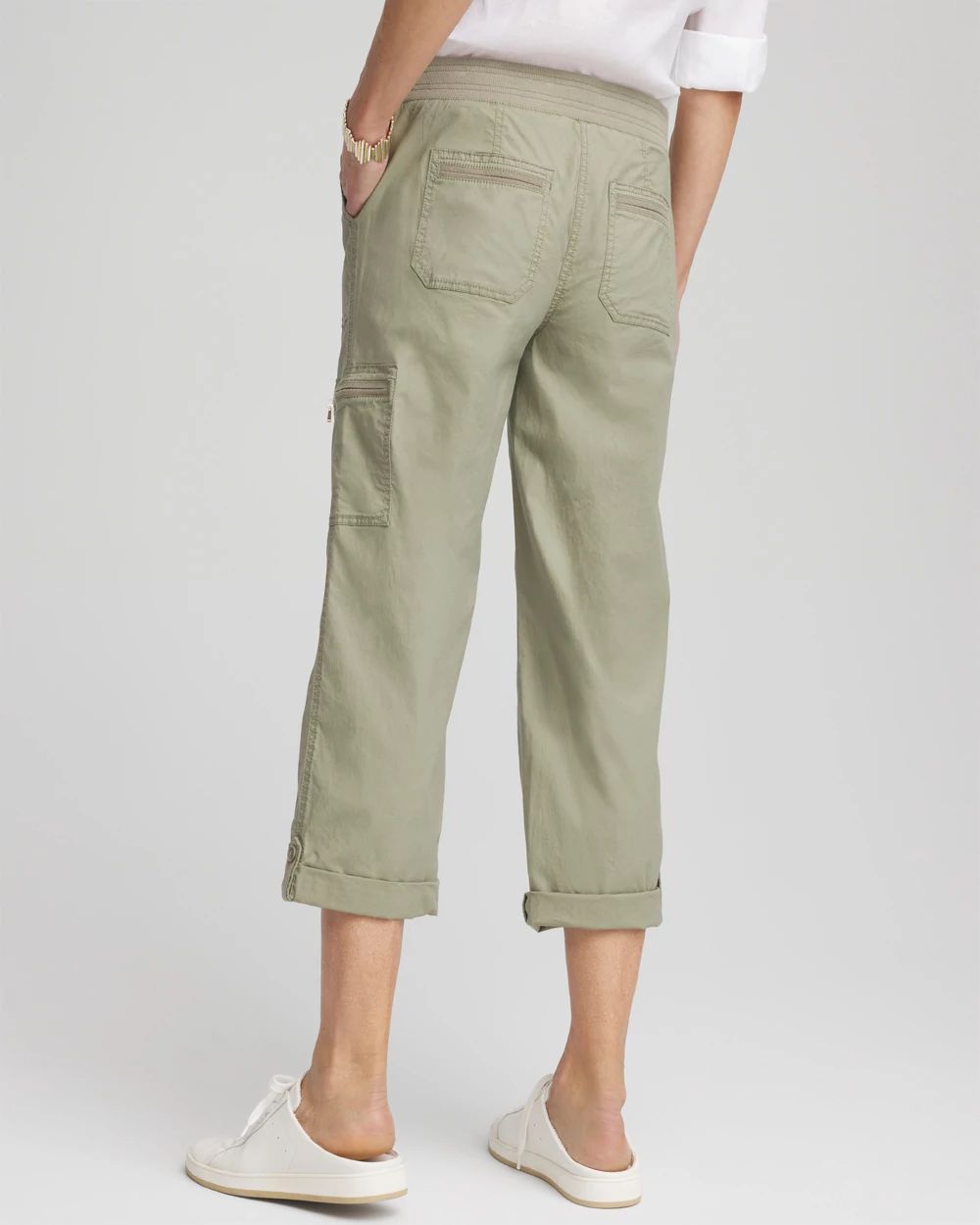 Poplin Cropped Pants
