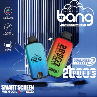 Bang 20000 Puffs New Product LED Display Disposable Vape
