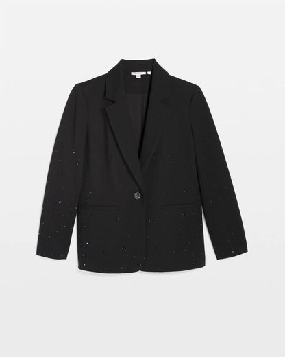 Rhinestone Embellished Blazer