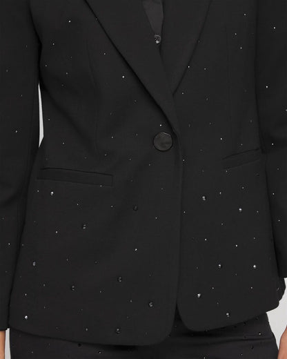 Rhinestone Embellished Blazer