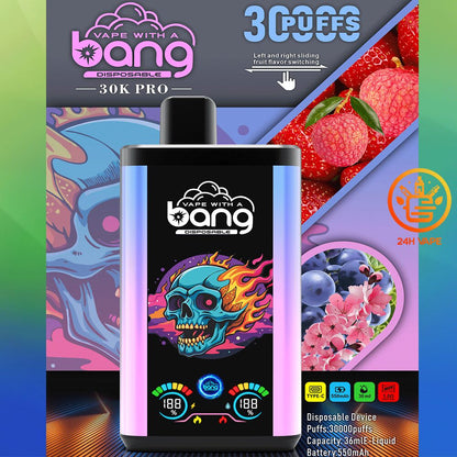 Bang 30K PRO 30000 Puffs Newest Dual Flavor LED Disposable Vape