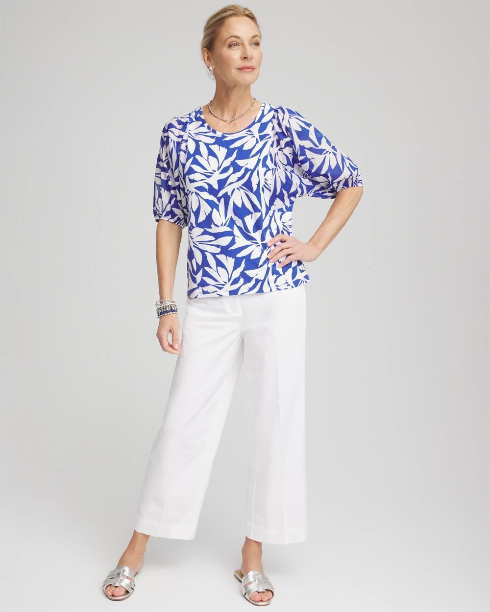 Dolman Short Sleeve Knit Top