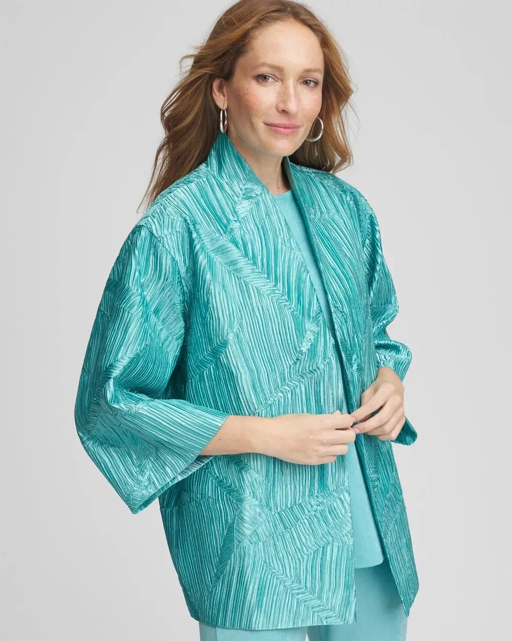 TravelersTM Collection Pleated Jacket