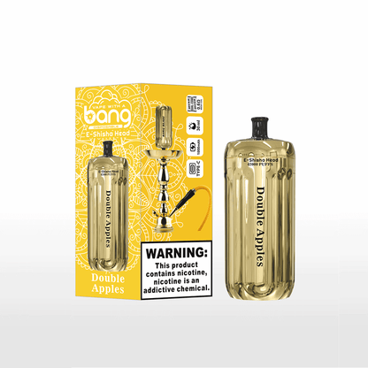 Bang E-Shisha Head 42000 42K Puffs Gold LED Display Disposable Vape