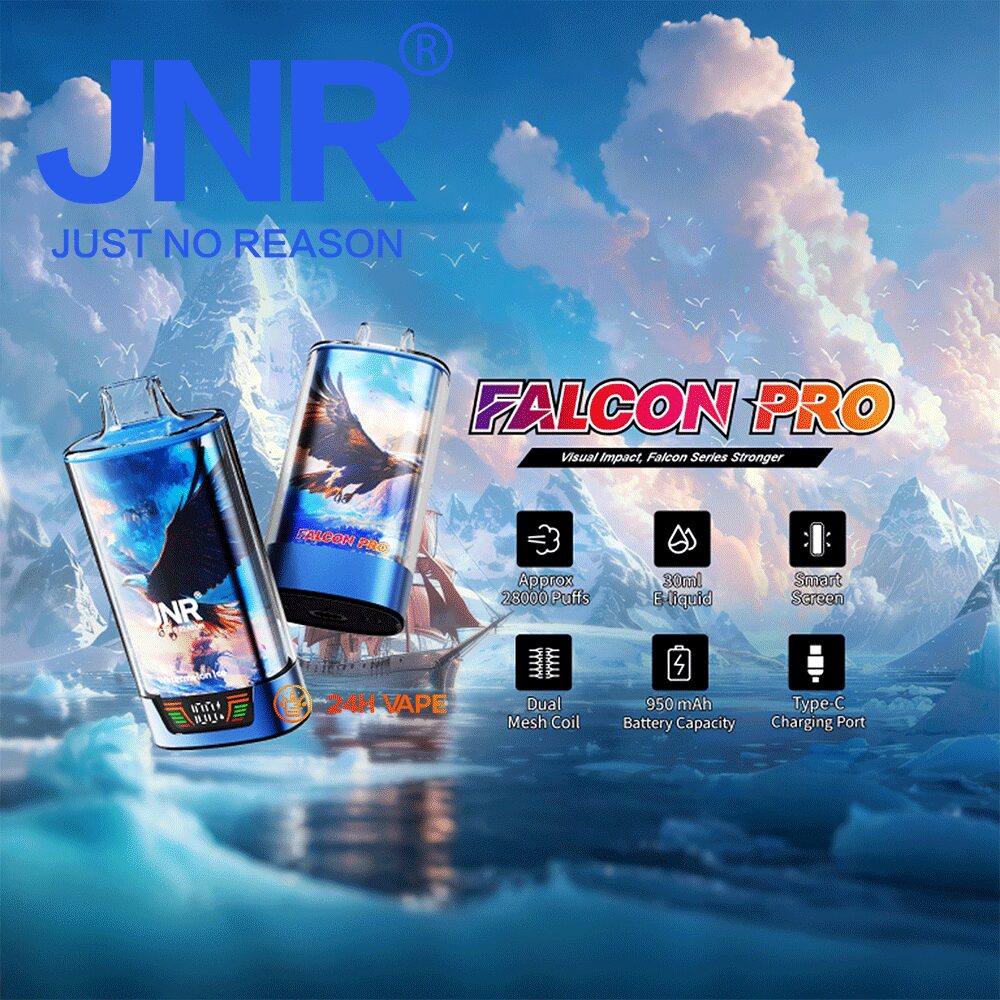 JNR Falcon Pro 28000 28K Puffs Original Model LED Display Disposable Vape