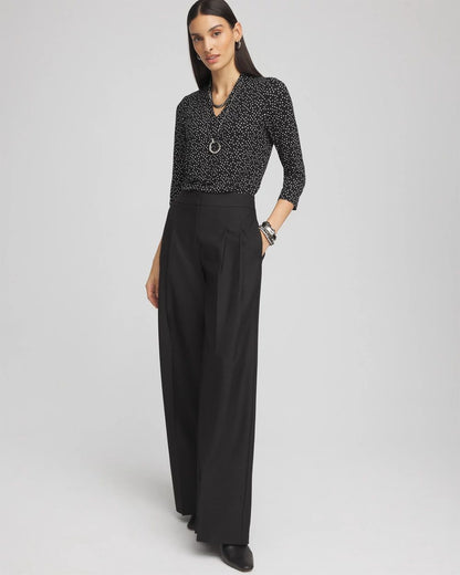 Touch of CoolTM Dots 3/4 Sleeve Tee