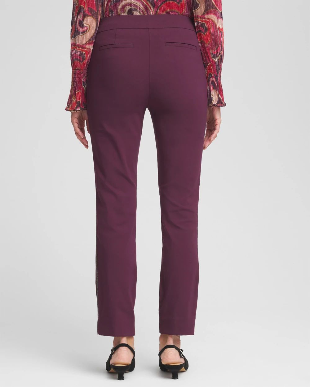 Petite Brigitte Beaded Ankle Pants