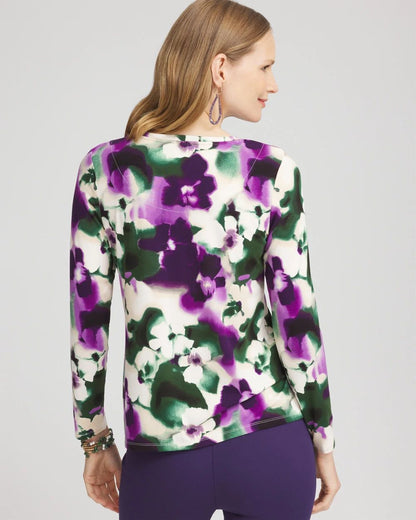 Touch of CoolTM Bloom Long Sleeve Layering Tee