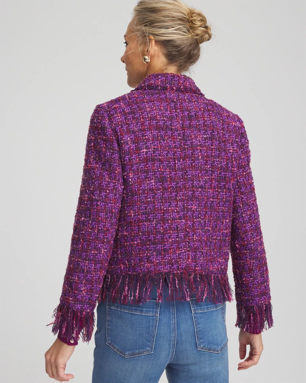 Fringe Tweed Jacket