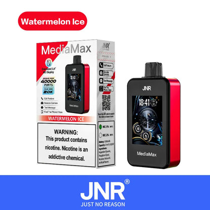JNR Media Max 40000 40K Puffs Original Intelligent Disposable Vape