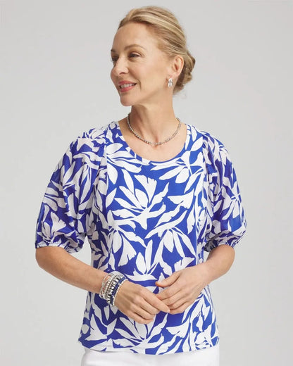 Dolman Short Sleeve Knit Top