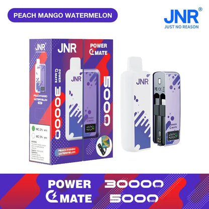 JNR Power Mate 30000 Puffs Smart Screen 5000mAh Power Bank Disposable Vape