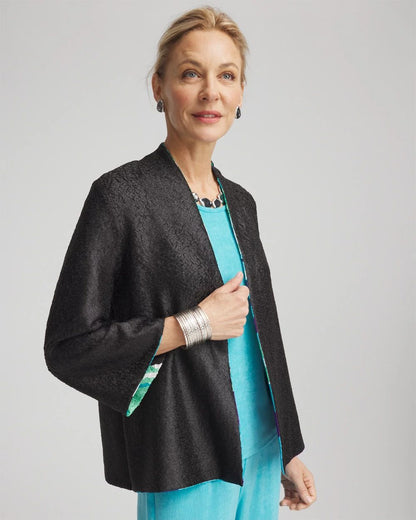 TravelersTM Tropical Nights Reversible Crushed Jacket
