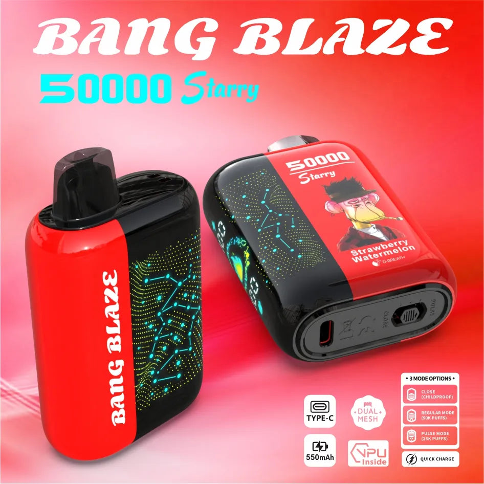Bang Blaze 50000 Puffs – Starry Screen Disposable Vape